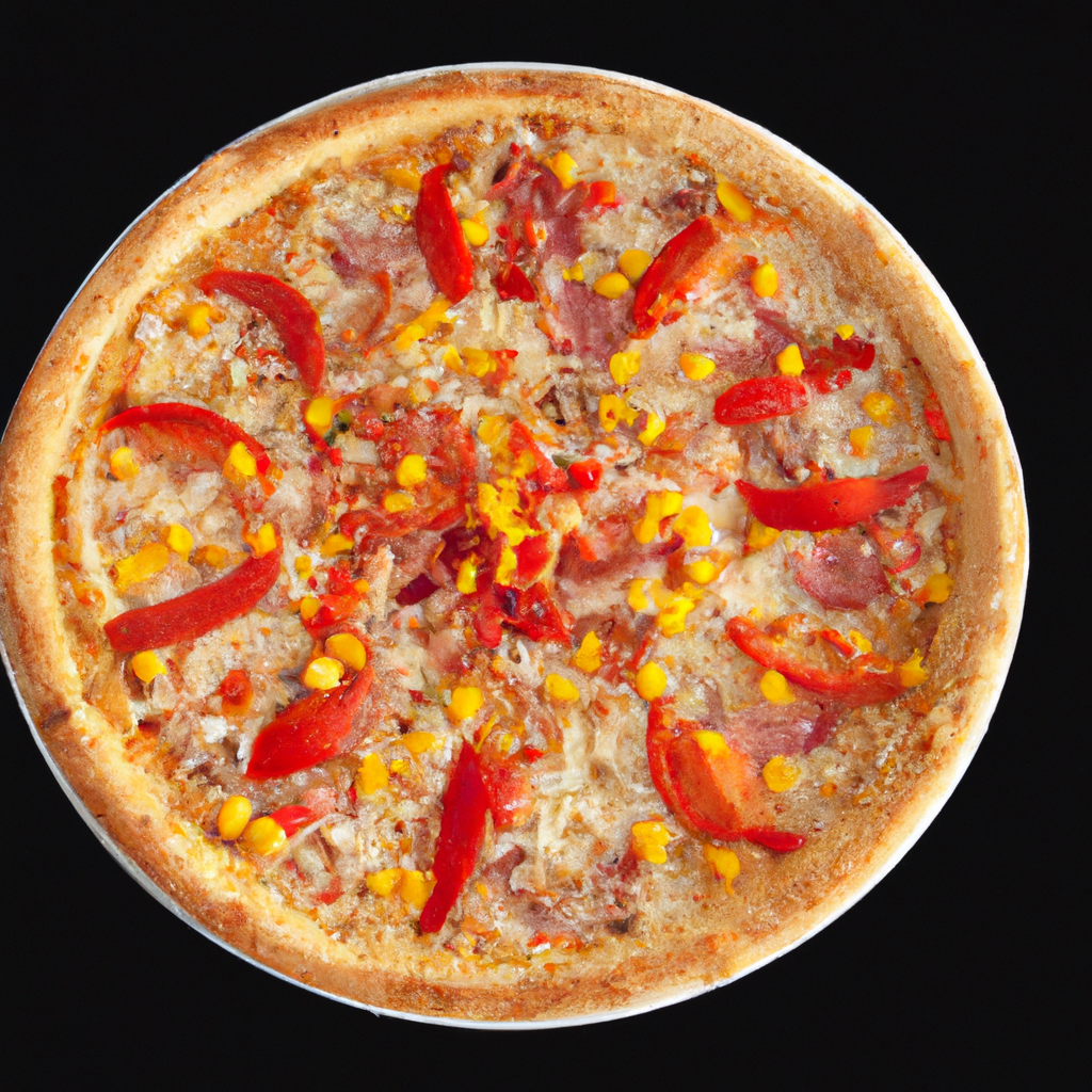 Pizza artesanal con ingredientes frescos y toques chilenos como merkén y ají