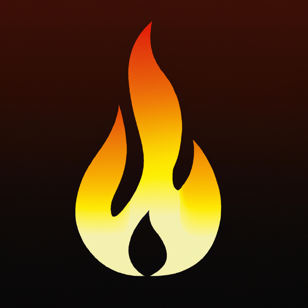 Ícono de horno de alta temperatura